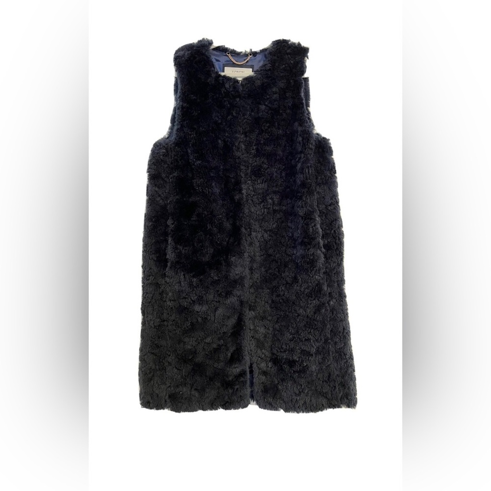 J CREW COLLECTION Recycled Sherpa Fleece Long Vest Style BD161 Women’s Small